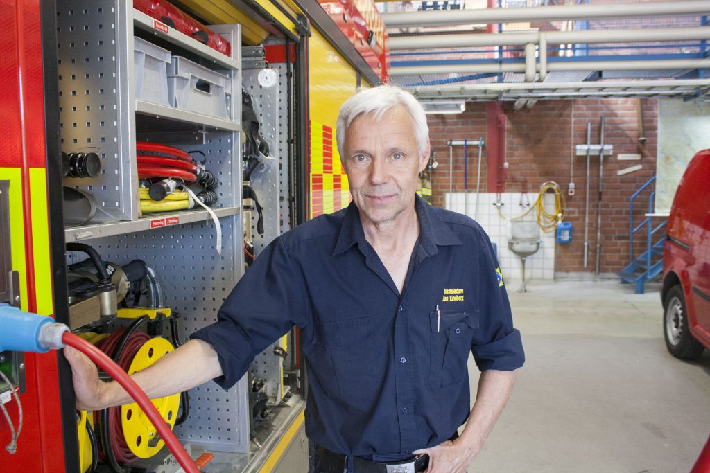 Jan Lindberg, brandmästare på Räddningstjänsten i Sala-Heby