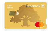 Betal- och kreditkort Mastercard Guld